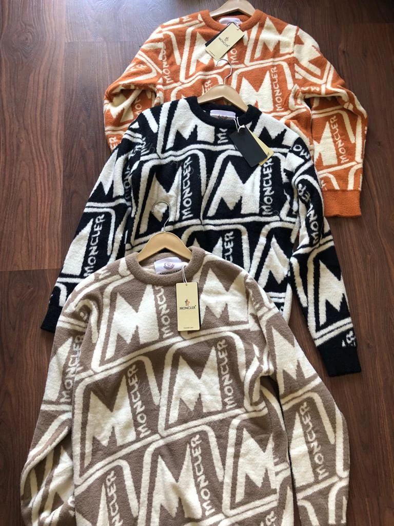 View 3 of FIRST COPY MONCLER IMPORTED FEATHER SWEATERS
