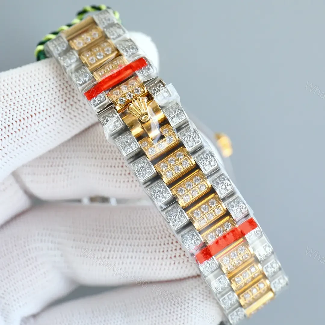 View 8 of Best Rolex Datejust Full Diamon 41MM President Bracelet Edition RG-DATEJUST41-FULL-DIAMOND-TT