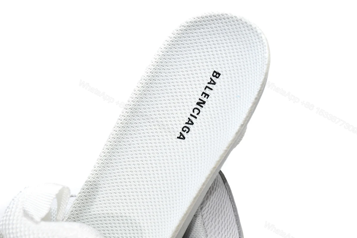 View 5 of Balenciaga NEW Triple S White Red 544351 W09E1 4552