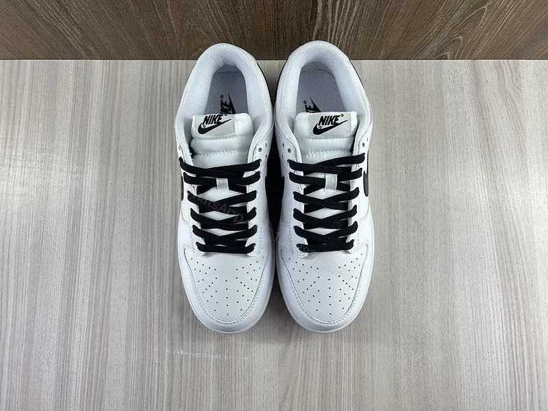 View 8 of White-Black Premium Low-Top Sneaker: Everyday Luxury