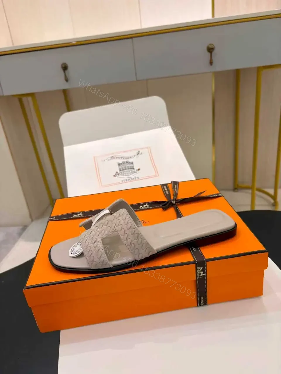View 3 of Elegant Patterned Slip-Ons with Cushioned Comfort Shoes