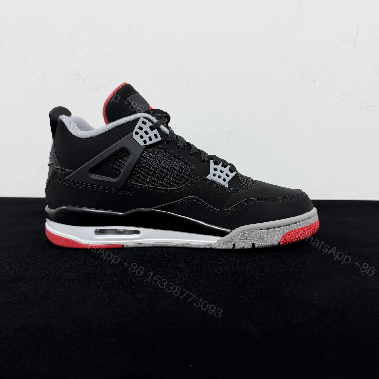 View 2 of Air Jordan 4 Retro Bred 2019 Reps