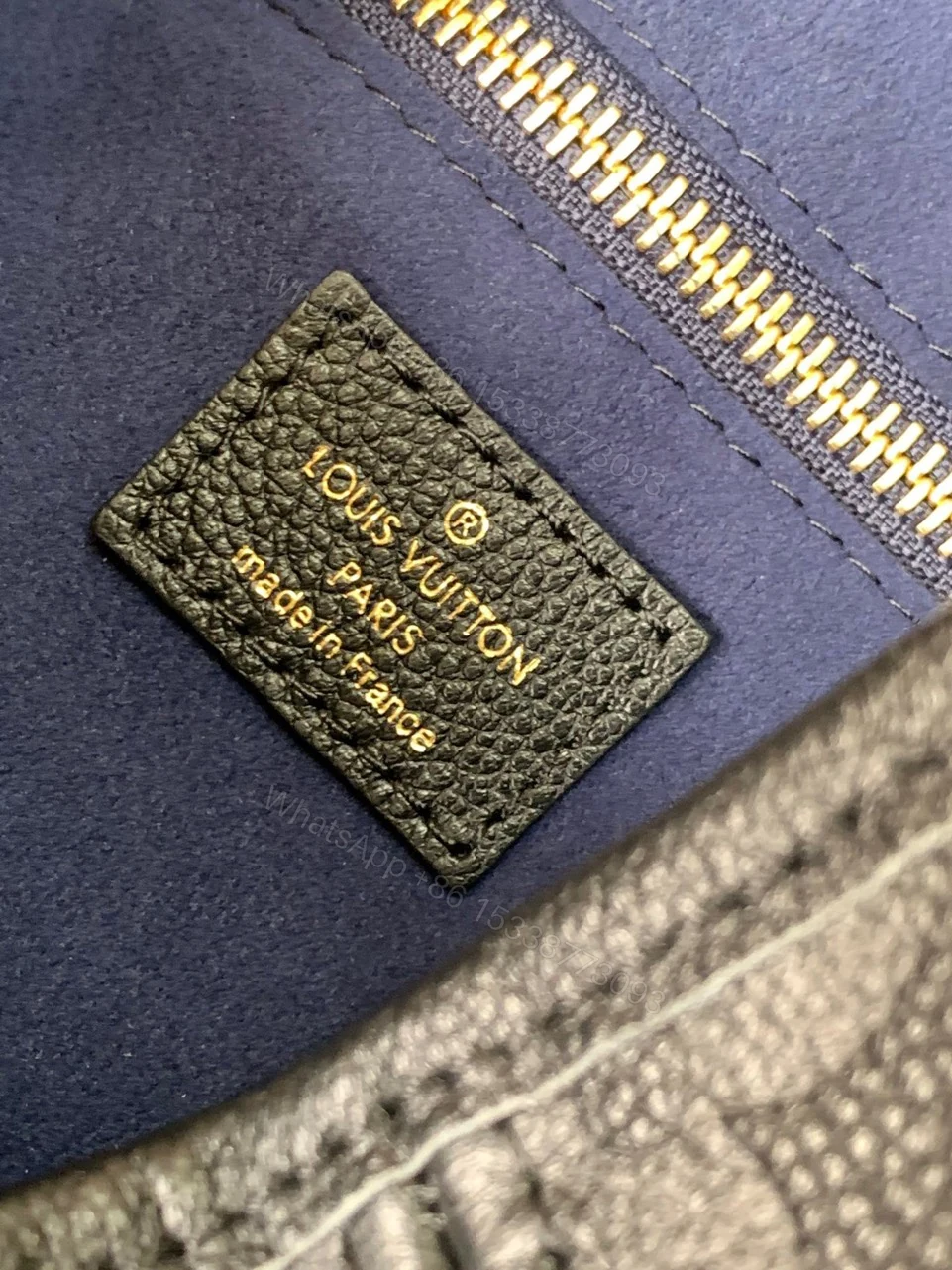 View 7 of Louis Vuitton LV Never Full Monogram Like Auth Black Handbags 32x29x17cm
