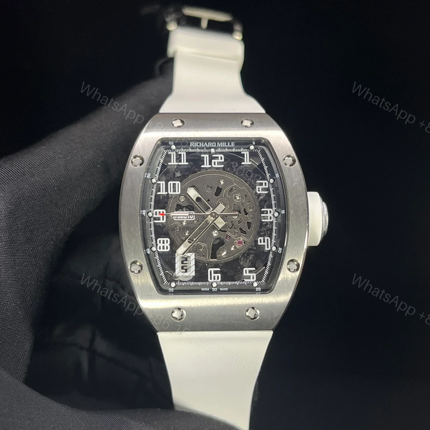 Richard Mille Skeleton Automatic Luxury Watch RM010-SKELETON-AUTO-48X39 — view 1