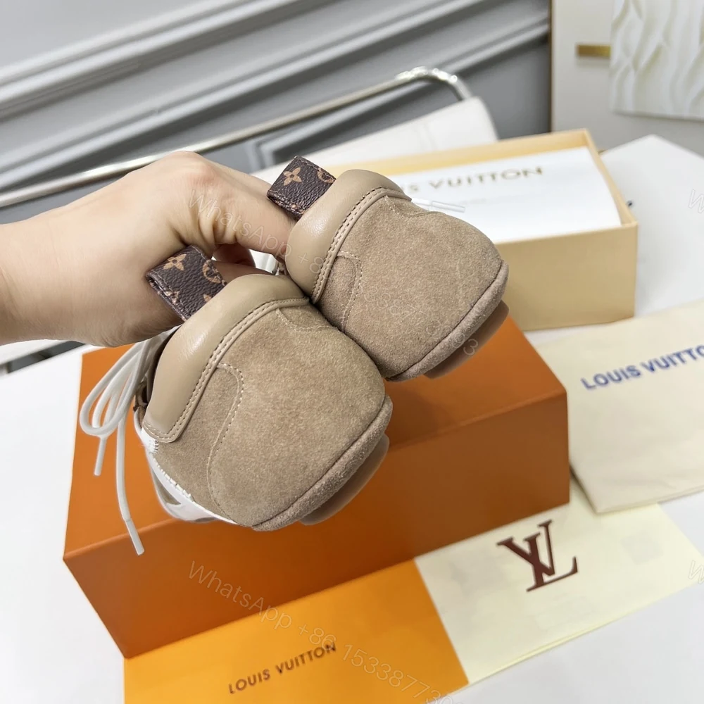 View 5 of Louis Vuitton LV Sneakerina Hazelnut Brown 1AHNFA