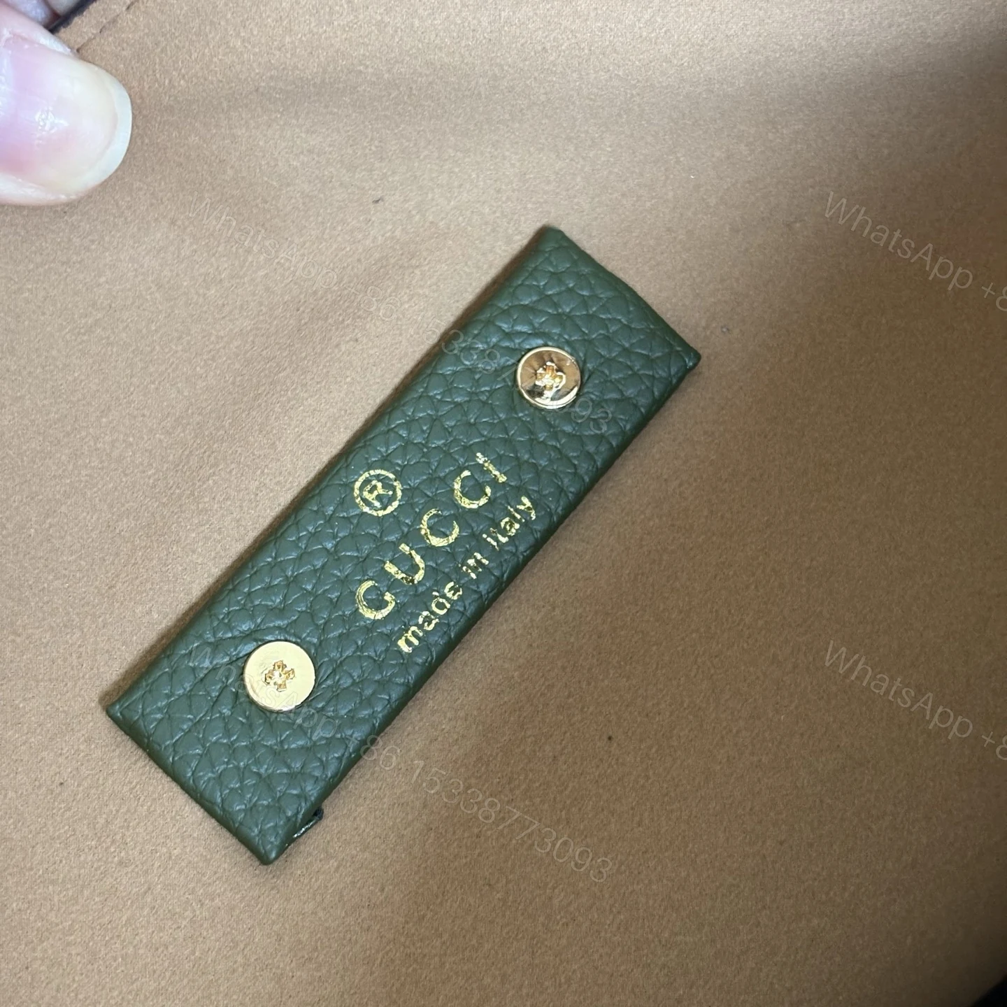 View 8 of Gucci Softbit Maxi Shoulder Bag Green 46Cm