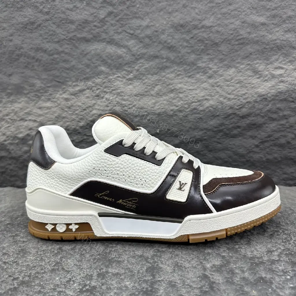 View 8 of Chic Contrast-Trim Sneakers: Luxury Craft, Everyday Confidence