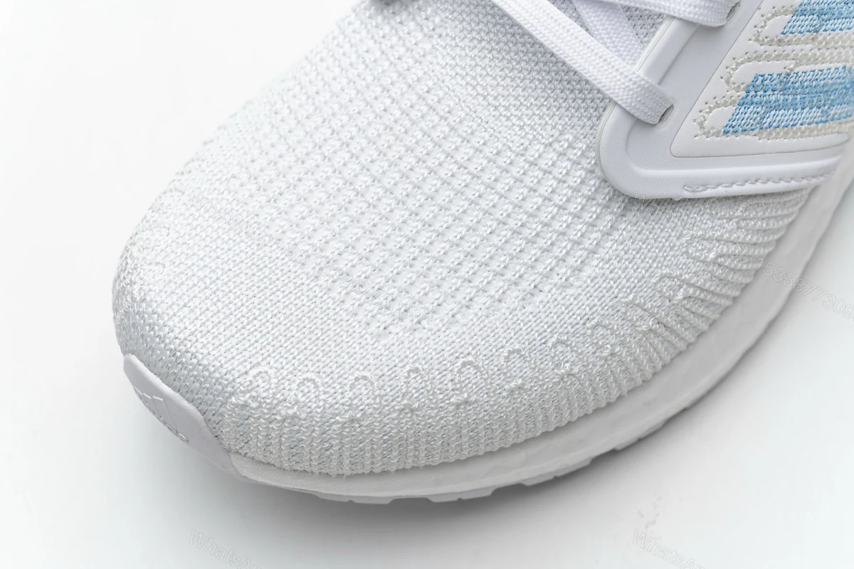 View 10 of Adidas Ultra Boost 20 White Sharp Blue True Orange EG0768