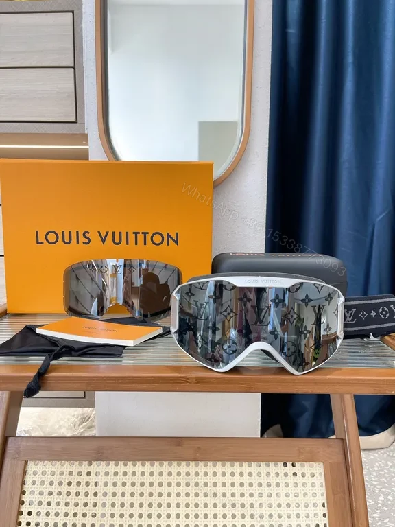 View 5 of Pattern LV-Style Goggles: Luxury Comfort, All-Day Vision