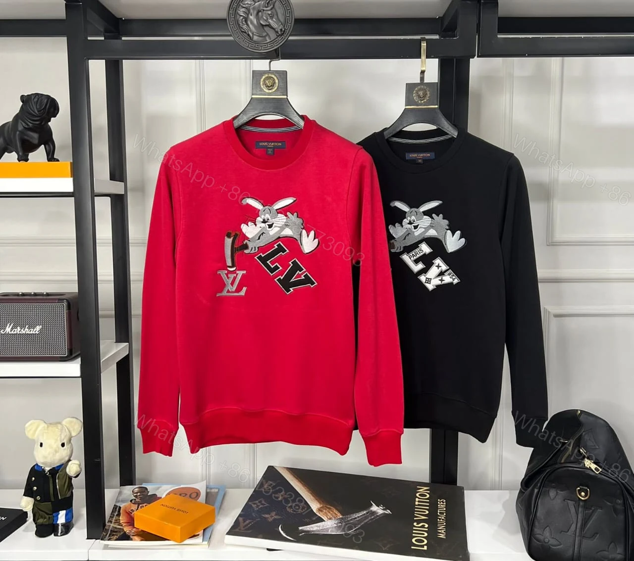 View 4 of FIRST COPY LOUIS VUITTON SUPERIOR LOOPBACK SWEATSHIRT