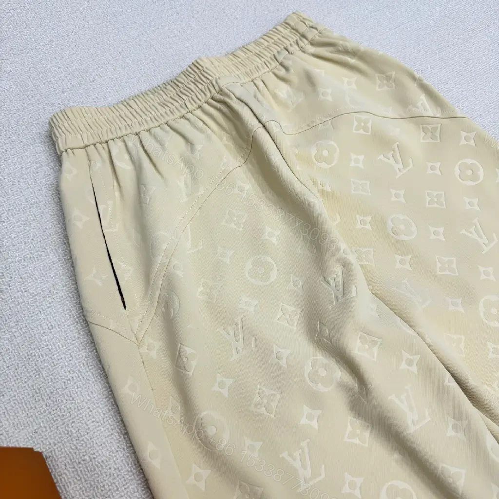 View 10 of Soft Monogram Wide-Leg Pants: Luxe Lounge Comfort, All-Season Comfort