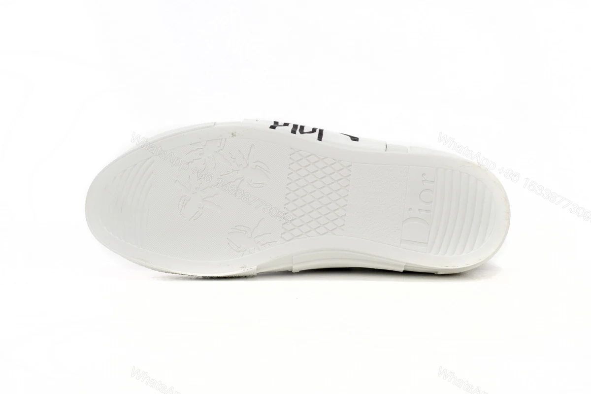 View 5 of Dior B23 Oblique Hight Top Sneakers White