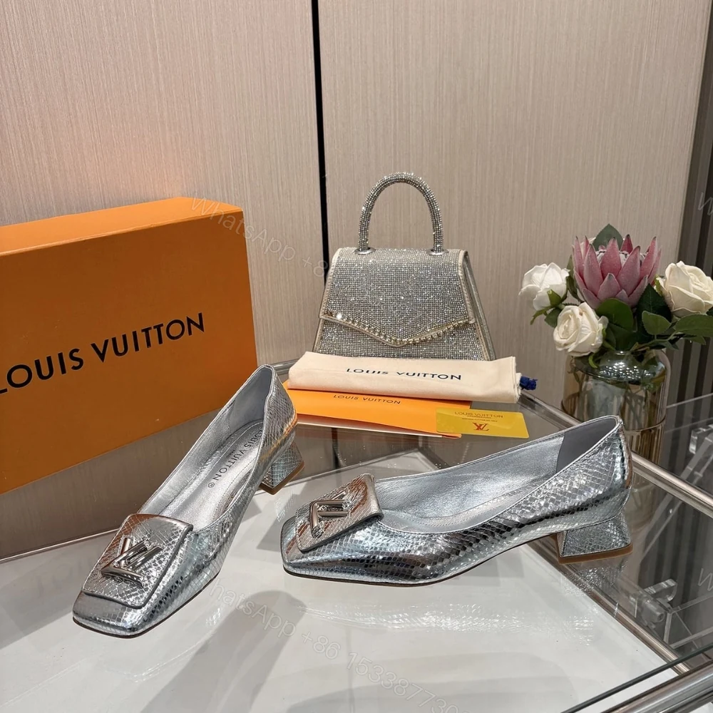 View 5 of LOUIS VUITTON SHAKE PUMP SILVER