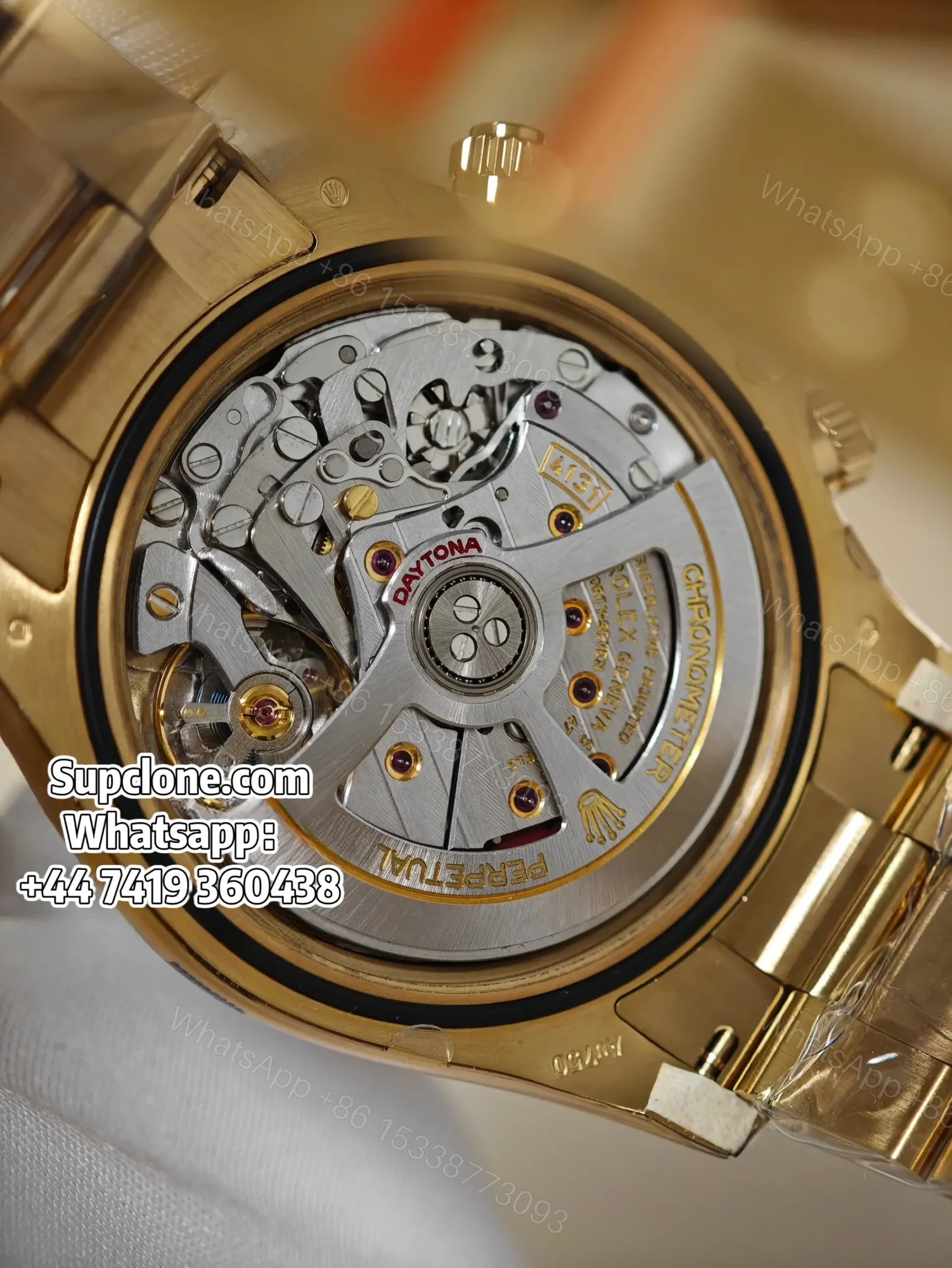 View 7 of Rolex Daytona Super Clone M126508-0008 Green Dial 4131 Movement
