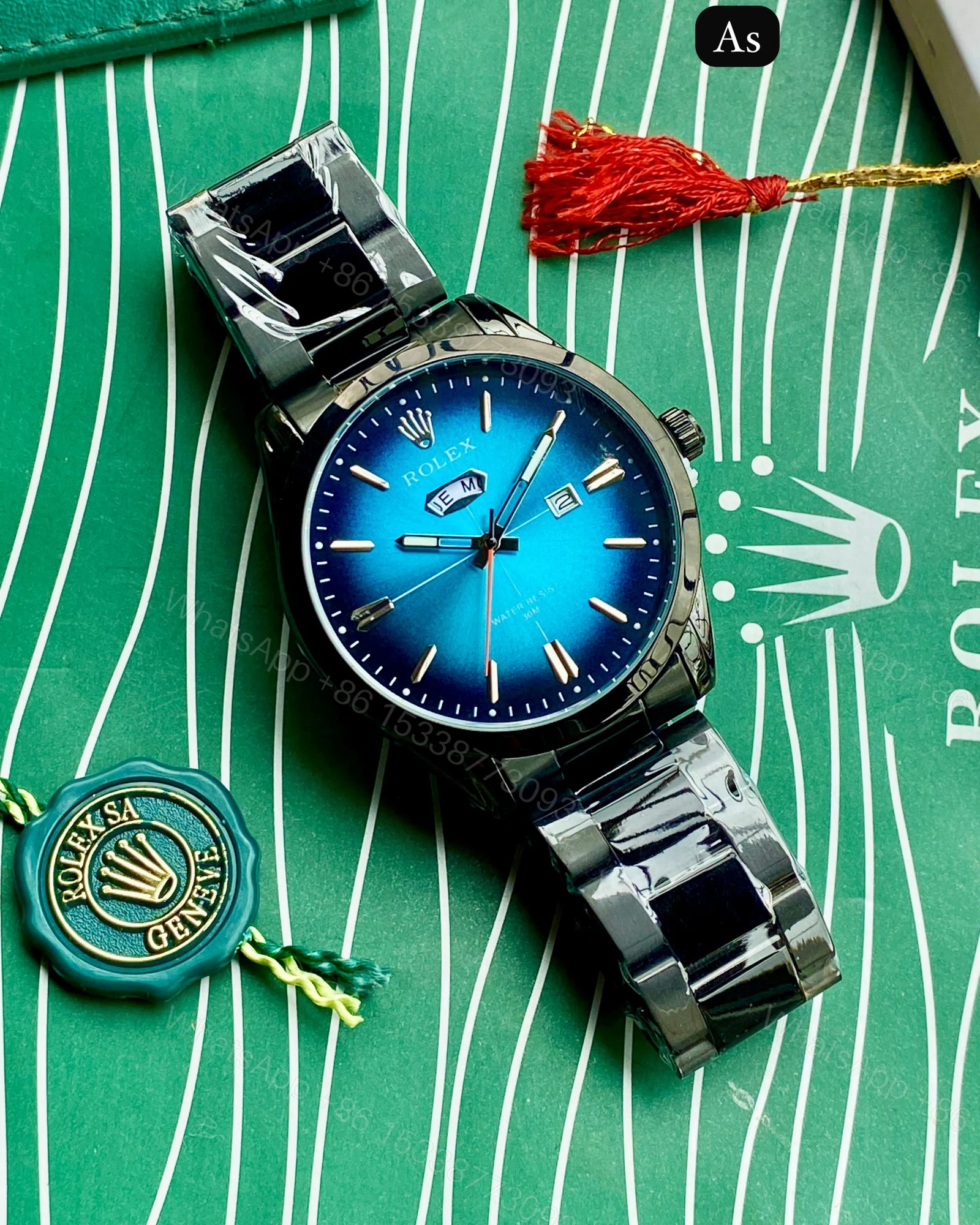 View 8 of First Copy Rolex Day-Date Men’s Watch – Premium Working Solid Model