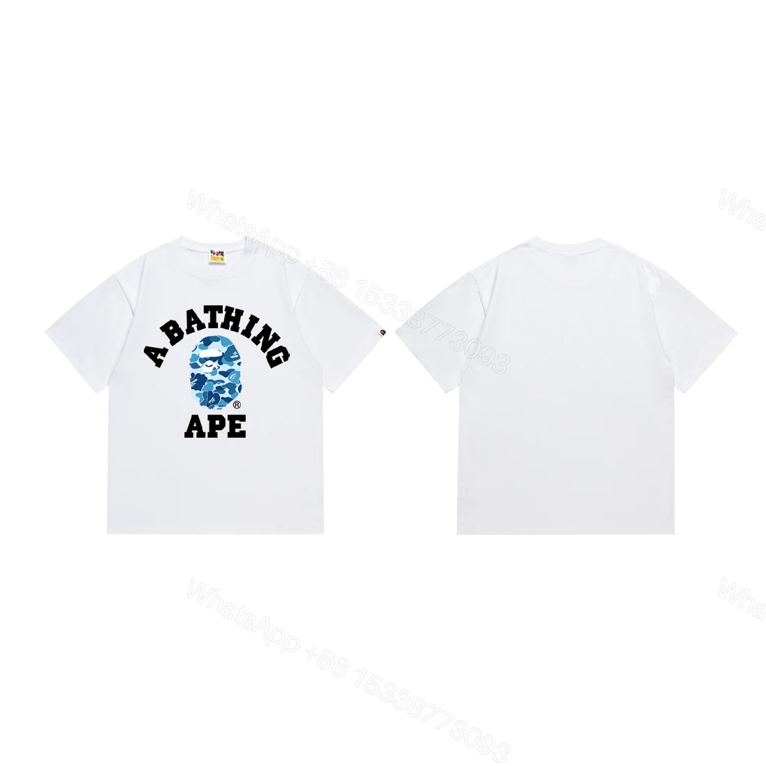 Bape T-Shirt Blue print #266 — view 2