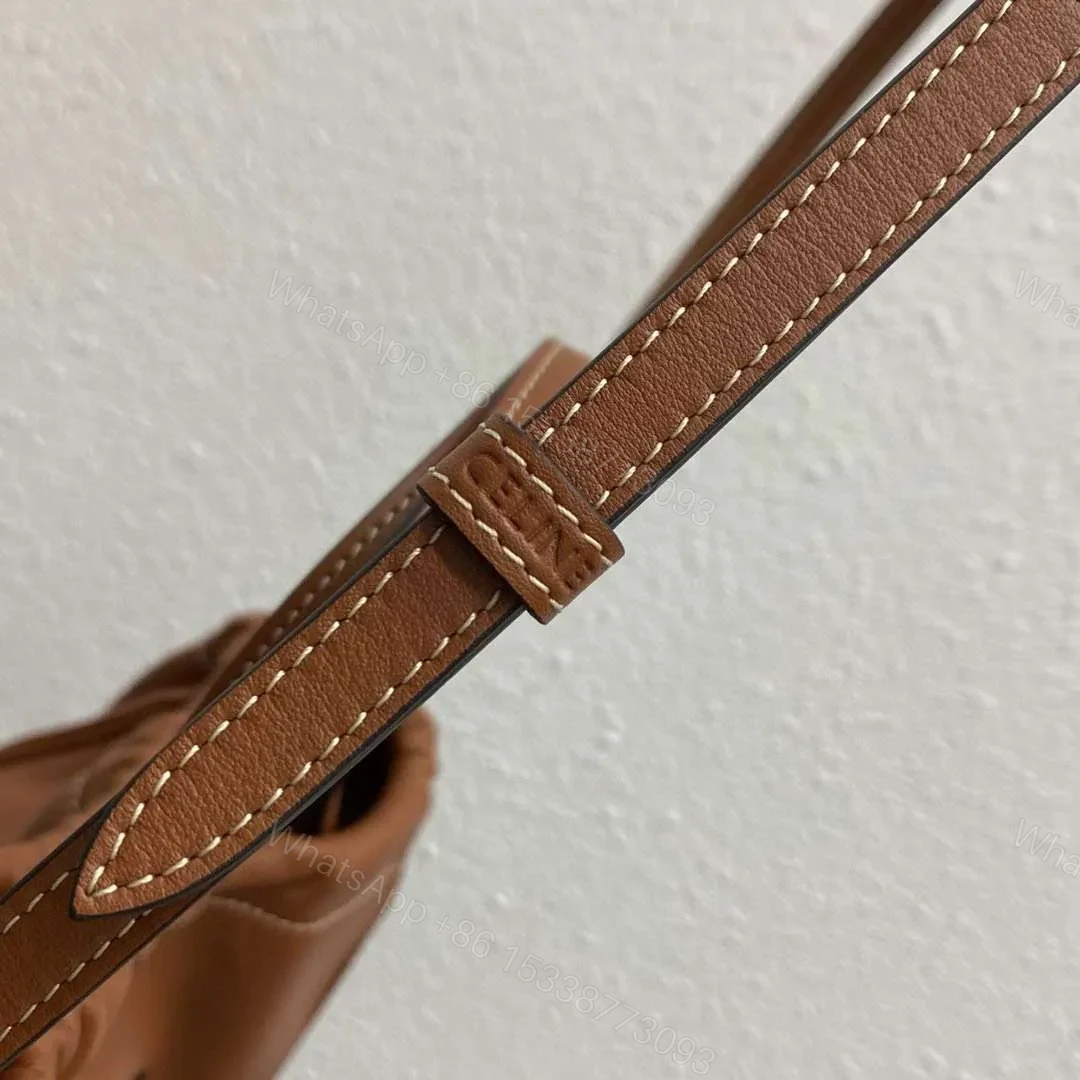 View 3 of Celine Cabas Brown Soft Leather 22x17x15cm