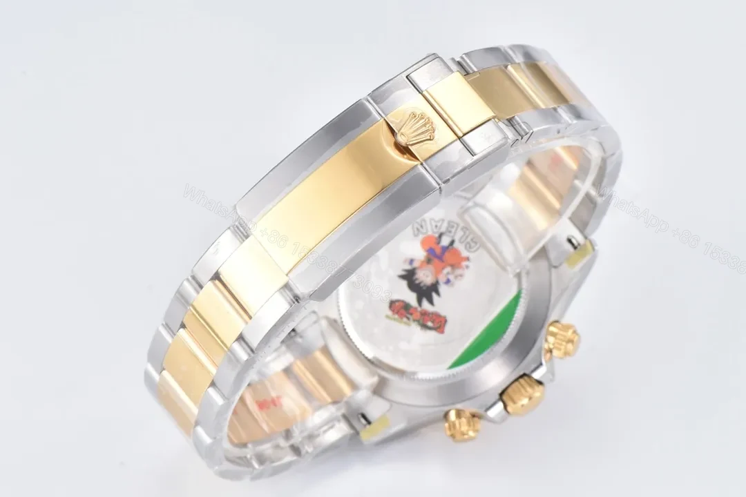 View 9 of DJ Factory Clean Factory Clean Rolex Daytona Gold & Silver Watch