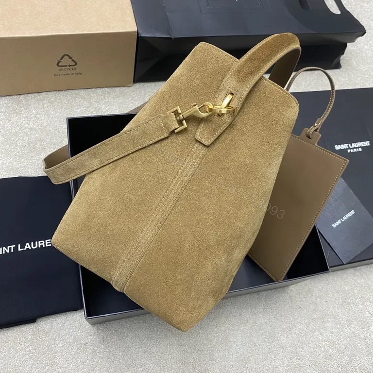 View 5 of Soft Suede Tote: Designer-Driven Everyday Luxury Tote