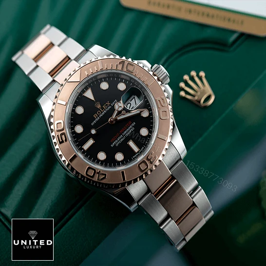 View 4 of Rolex Yacht-Master 116621-0002 Rose Gold Automatic Brown Dial Replica