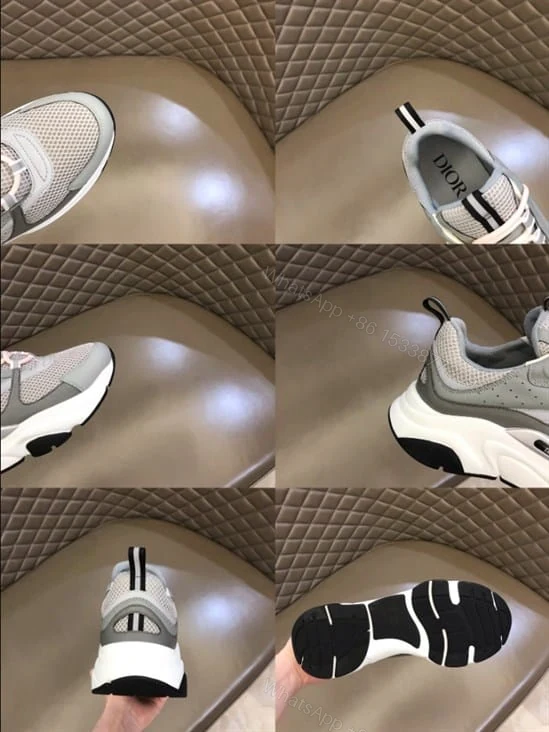 View 6 of B22 SNEAKER TECHNICAL MESH WITH AND CALFSKIN – CD114