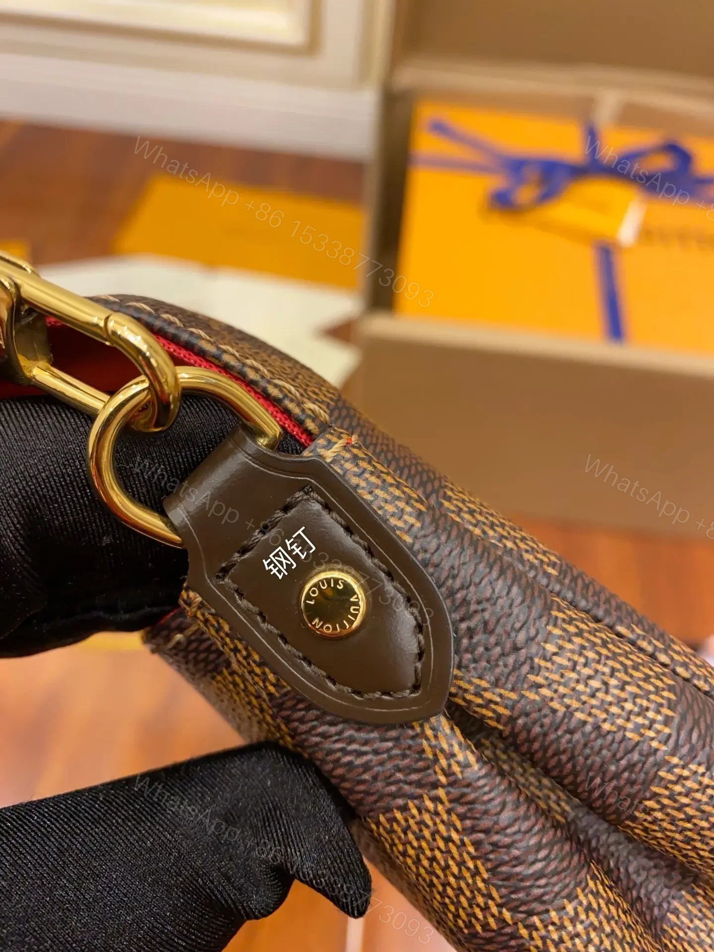 View 3 of Louis Vuitton Damier Ebene Favorite PM bag