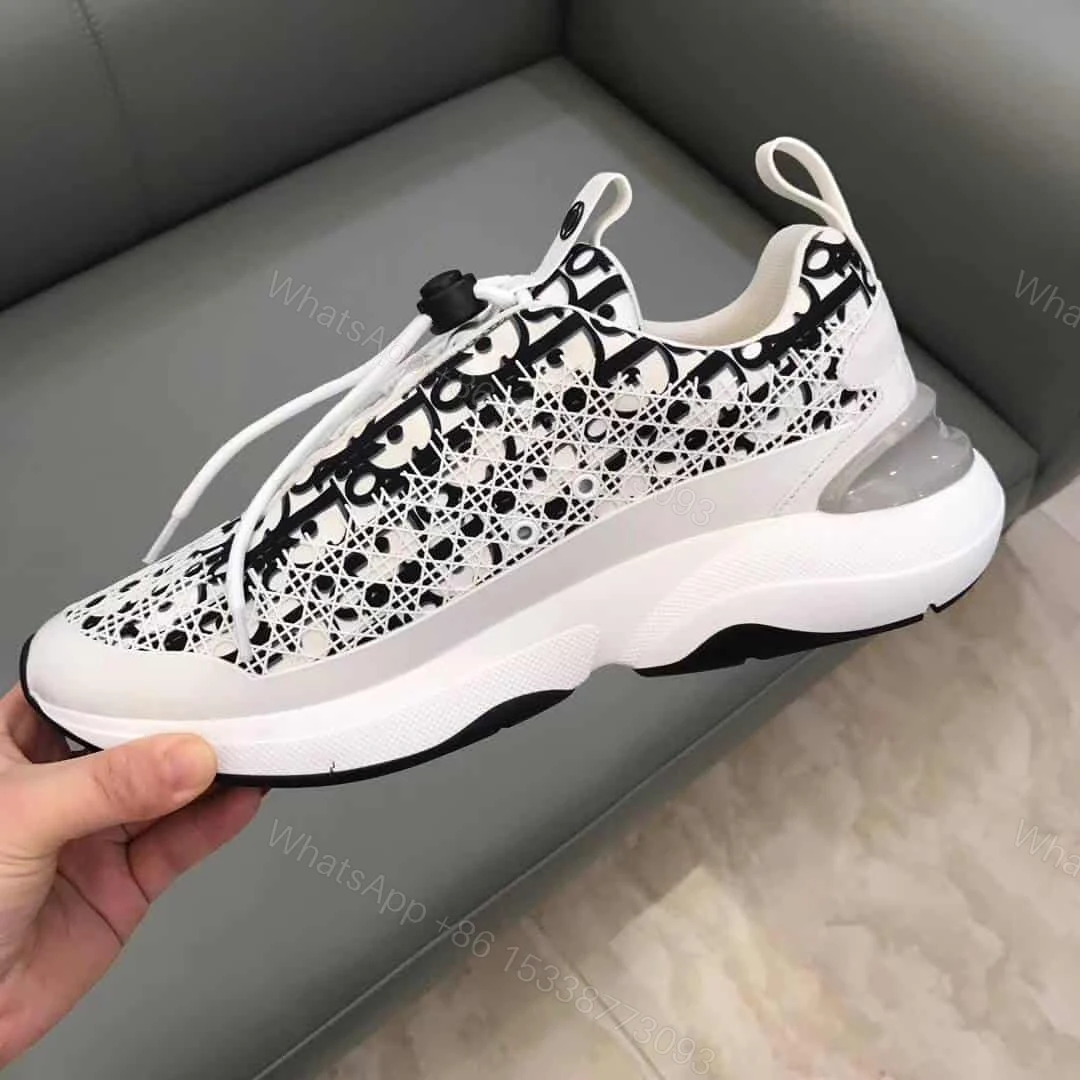 View 8 of DIOR B24 CANNAGE MOTIF BLACK SNEAKER – CD21