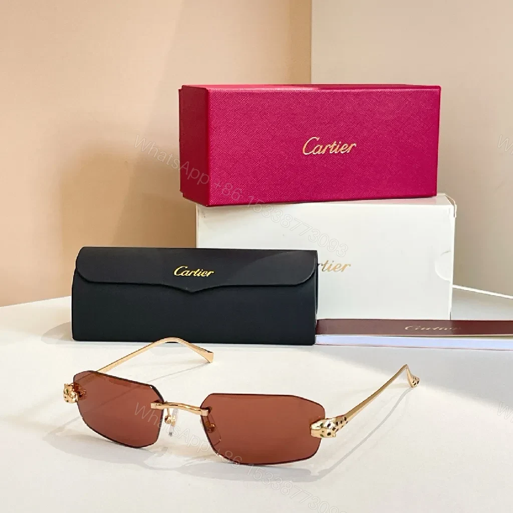 View 4 of Gold-Finish Cat-Eye Sunglasses: Luxury, All-Day Comfort