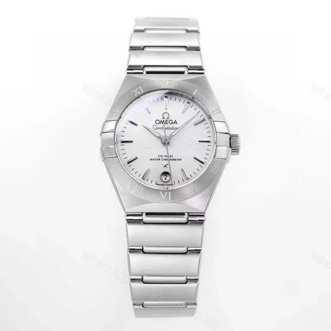 View 2 of Omega Constellation 29mm Women’s Watch V6 Version Silver Stainless Steel White Dial Sapphire Crystal 2023 Market Highest Edition