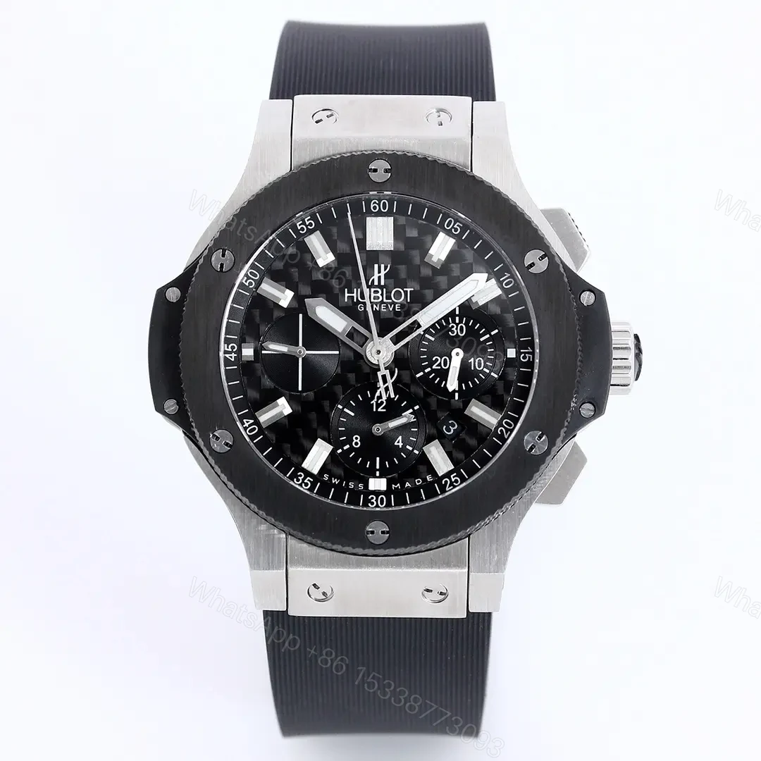 JB Factory Hublot Big Bang Black Rubber Strap Watch — view 1
