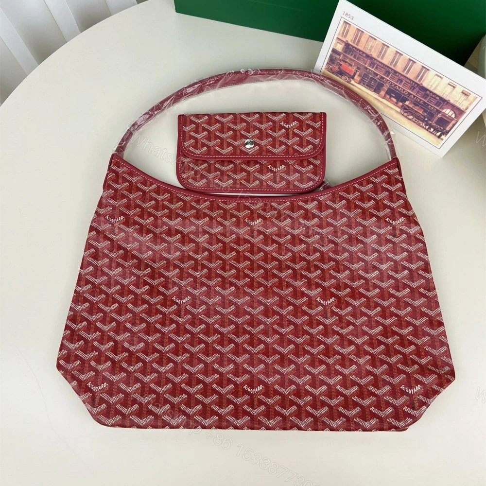 View 3 of 高仿Goyard*Hobo系列BOHEMEA單肩子母手袋紅色免檢版