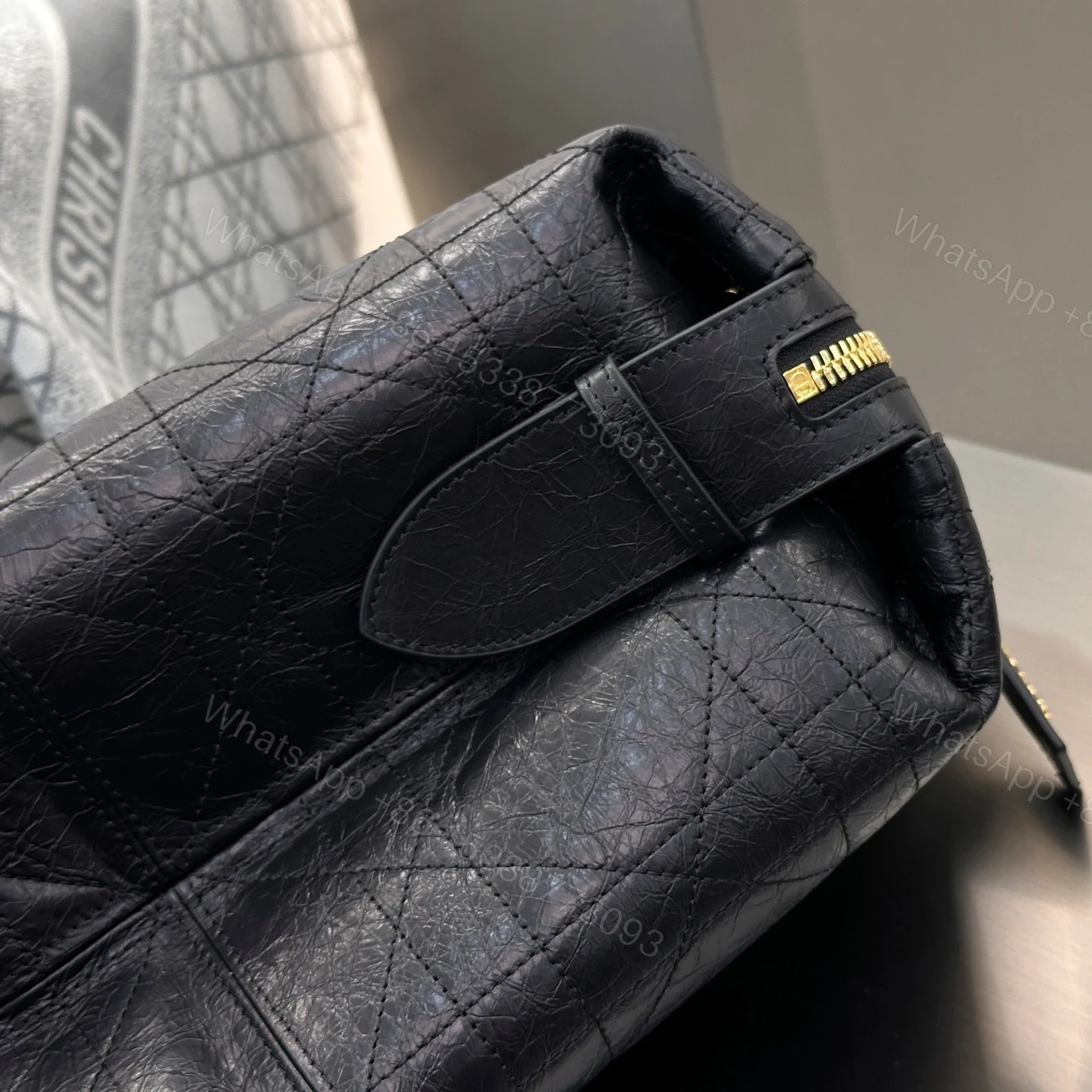 View 14 of 高仿Dior*D-Journey系列M2417M900牛皮革單肩包黑色中號免檢版
