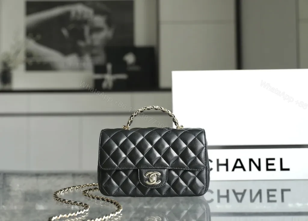 Chanel-Inspired Quilted Mini Bag - Luxe Everyday Shine — view 1