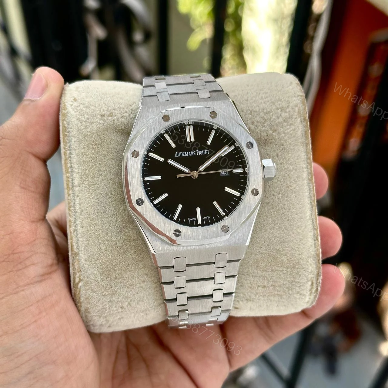 View 2 of Audemars Piguet Royal Oak Black Dial 42mm Quartz