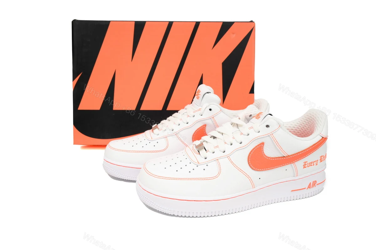 Nike Air Force 1 Low Vlone White Orange AA5360-100 — view 2