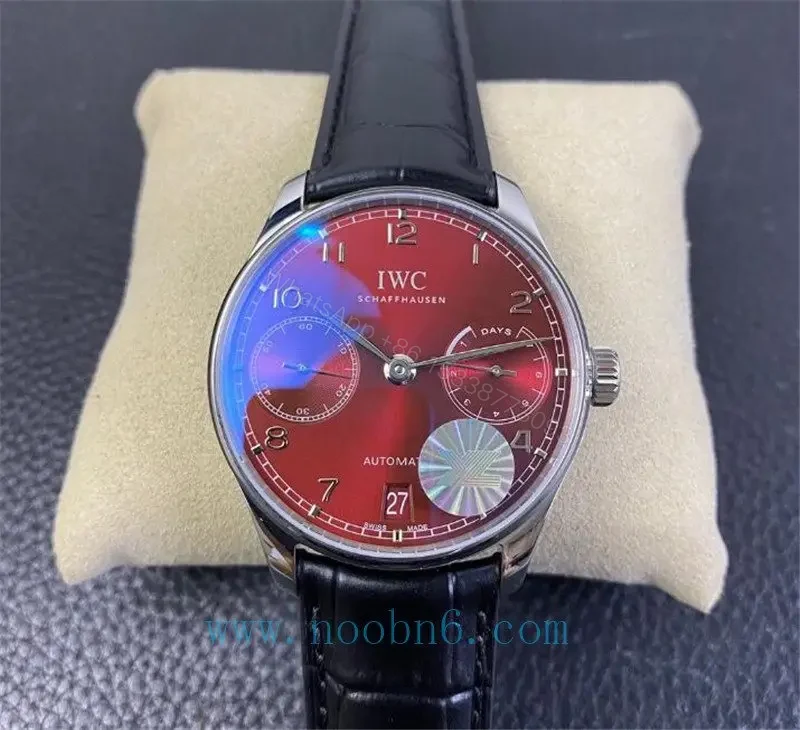 View 2 of Super Replica IWC Portugieser Red Dial Watch