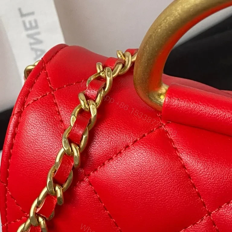 View 6 of Red Quilted Satchel: Luxe, Daily-Style Handbag