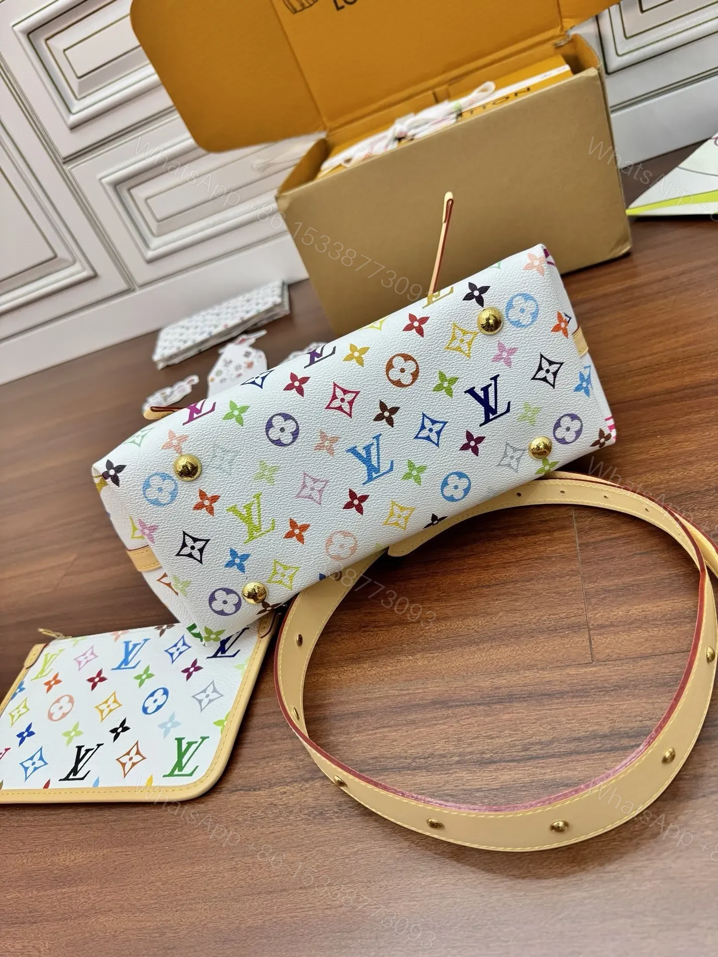 View 7 of Louis Vuitton x Takashi Murakami CarryAll PM bag
