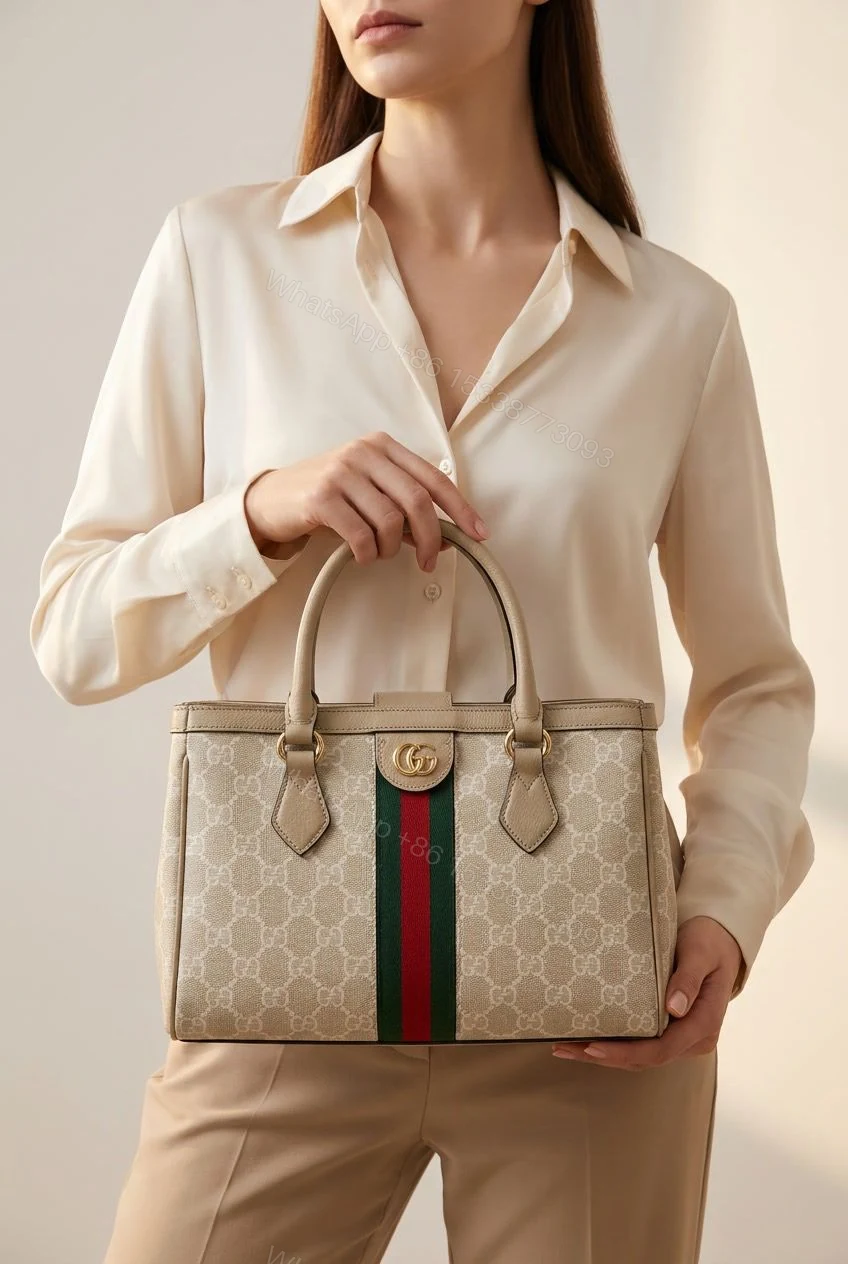 View 2 of Gucci Ophidia GG Medium Tote Bag First Copy | AAA+ Replica Designer Bag