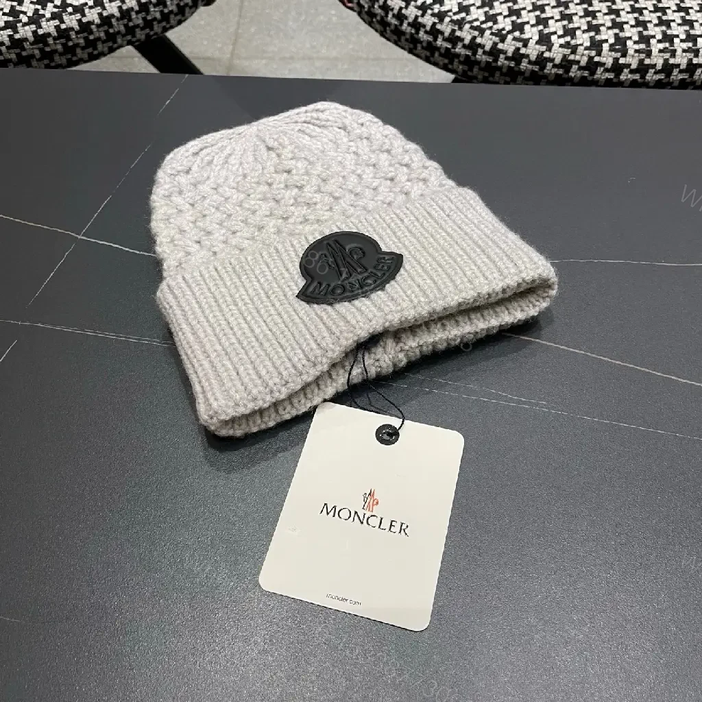 View 4 of Cozy Knit Beanie in Gray: Premium Textured Warmth