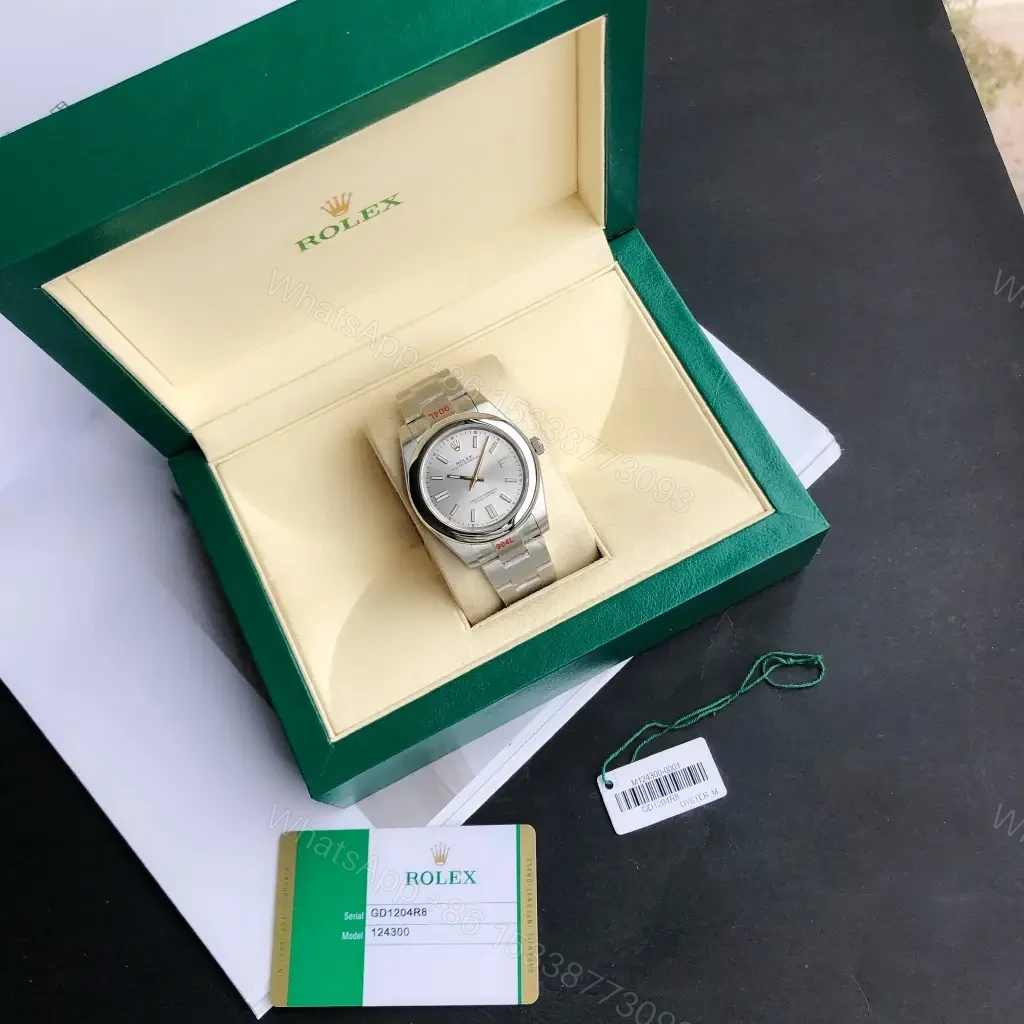 View 2 of Rolex Oyster Perpetual 41 Stainless Steel Silver Dial 124300-0001