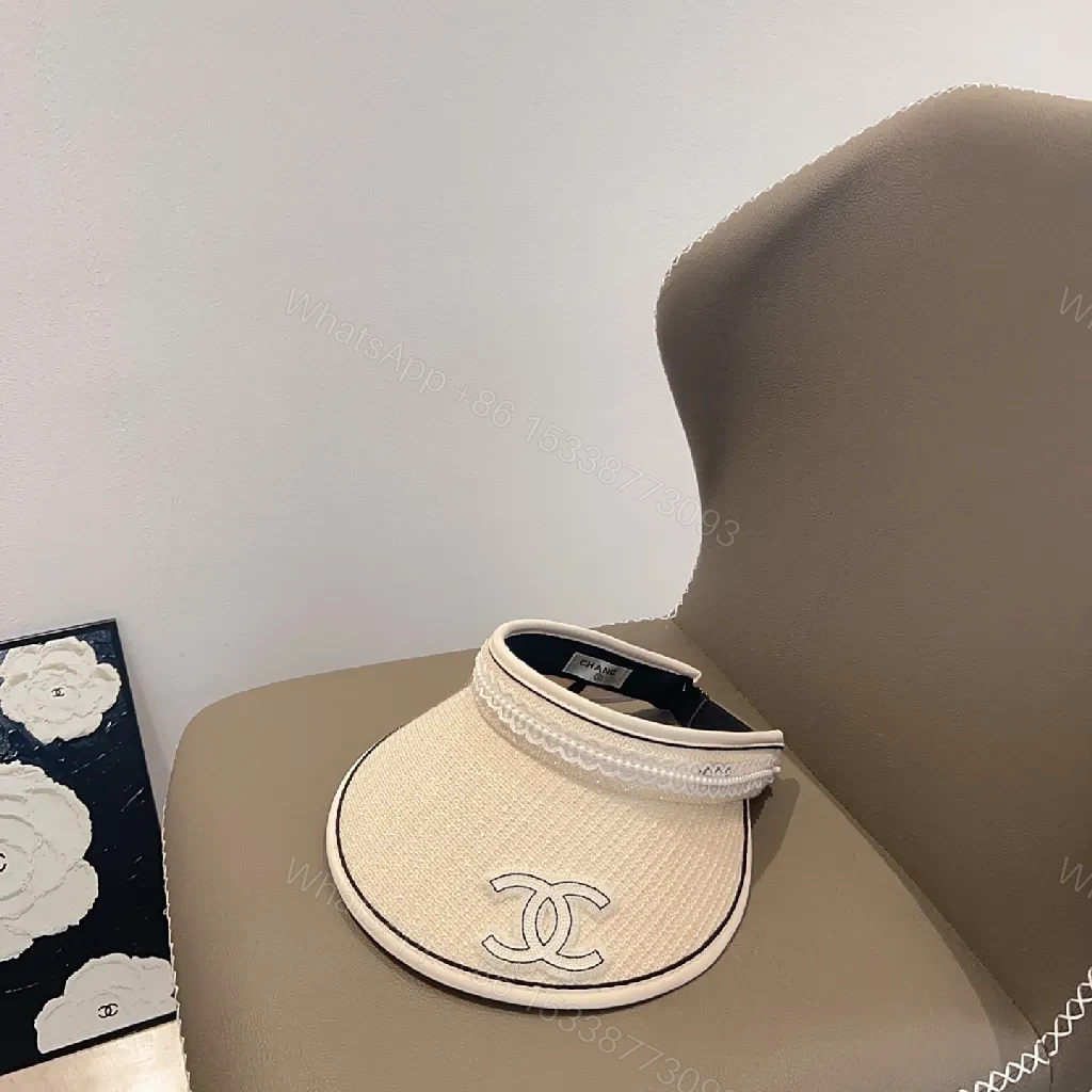 View 5 of Pearl Trim Visor — Modern Couture Comfort Sun Shield