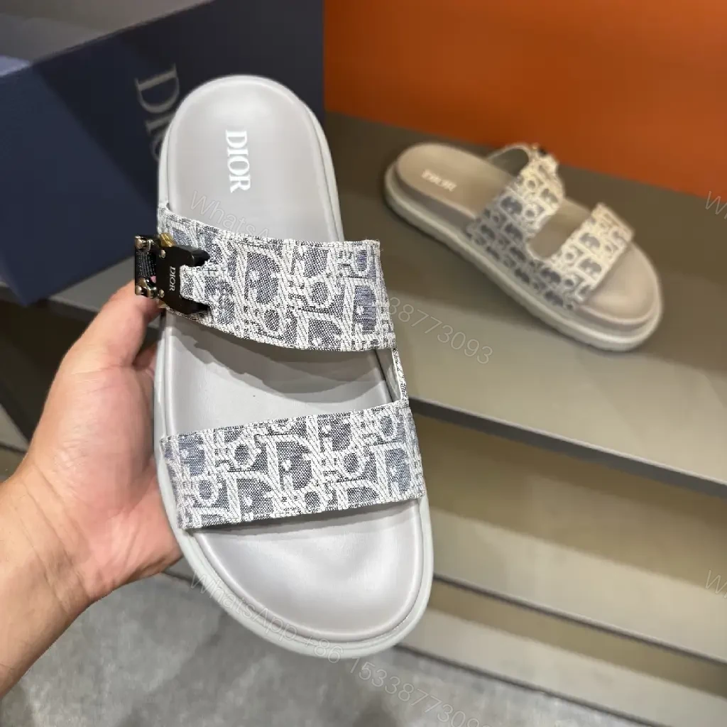 View 3 of Monogram Comfort Sandals: Subtle Luxe, All-Day Comfort Slip-ons