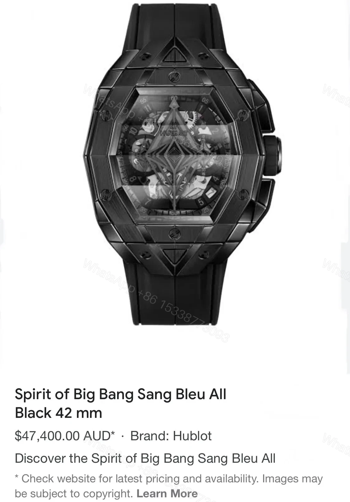 View 4 of Hublot Big Bang ( Black )
