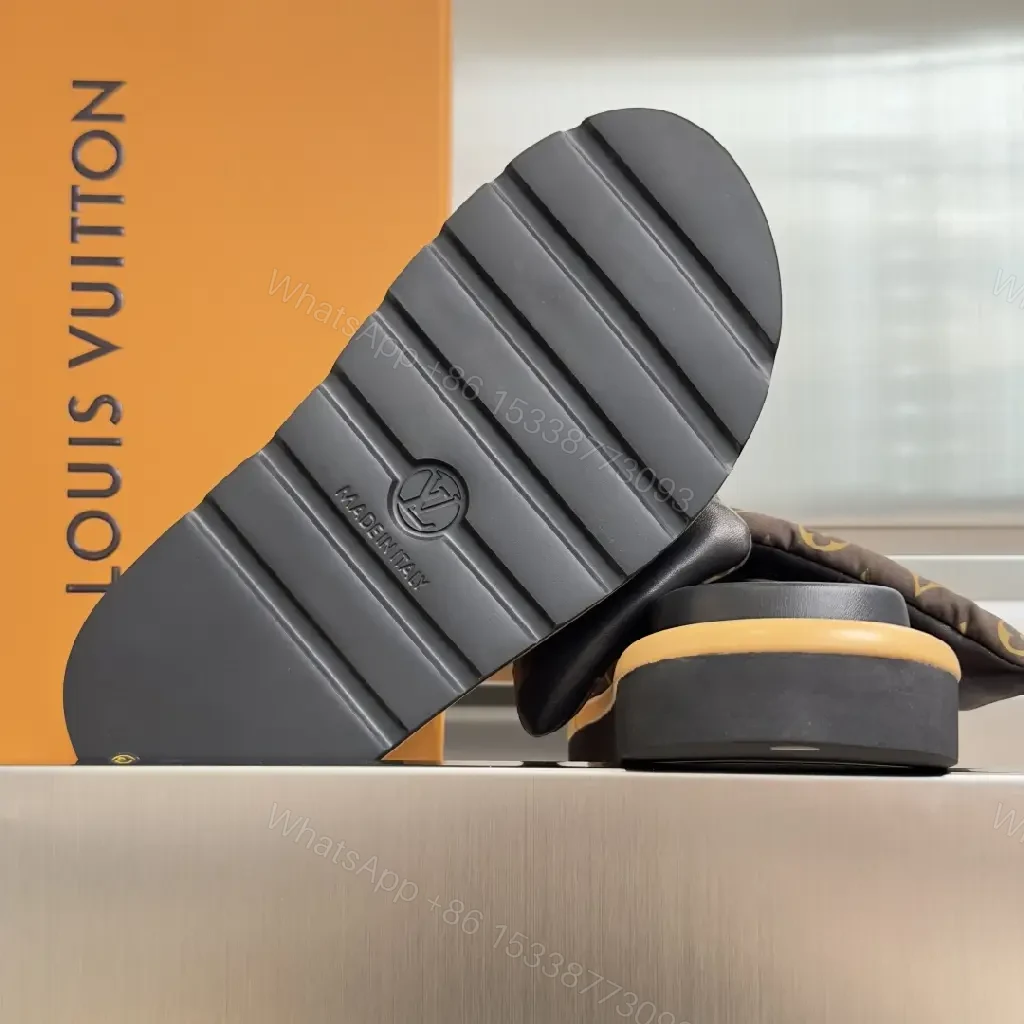 View 8 of Monogram Comfort Slides: Luxe, Cushioned Everyday Wear