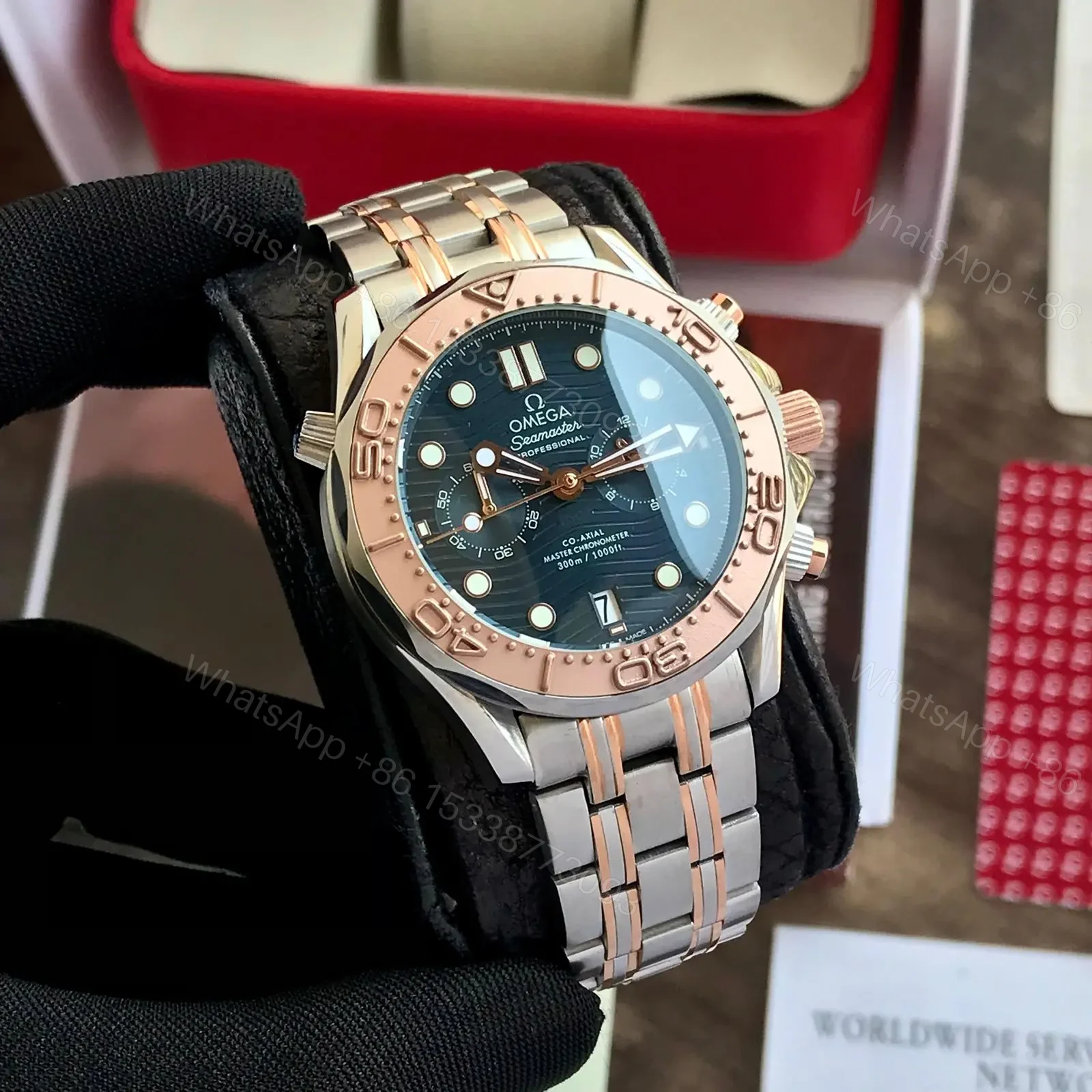 View 4 of Omega Blue Dial