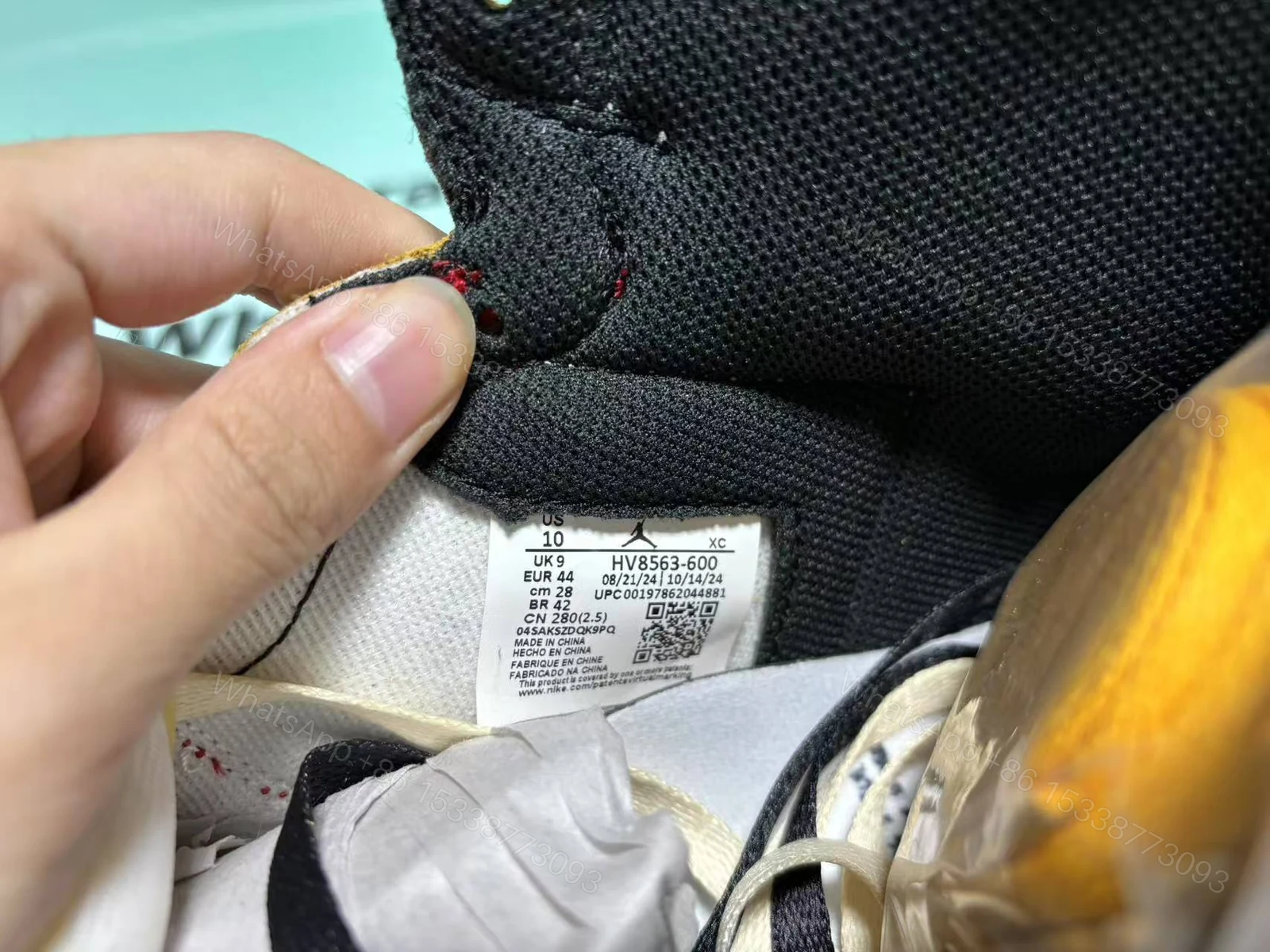 View 11 of Union LA x Air Jordan 1 Retro High OG SP 'Chicago Shadow' HV8563-600