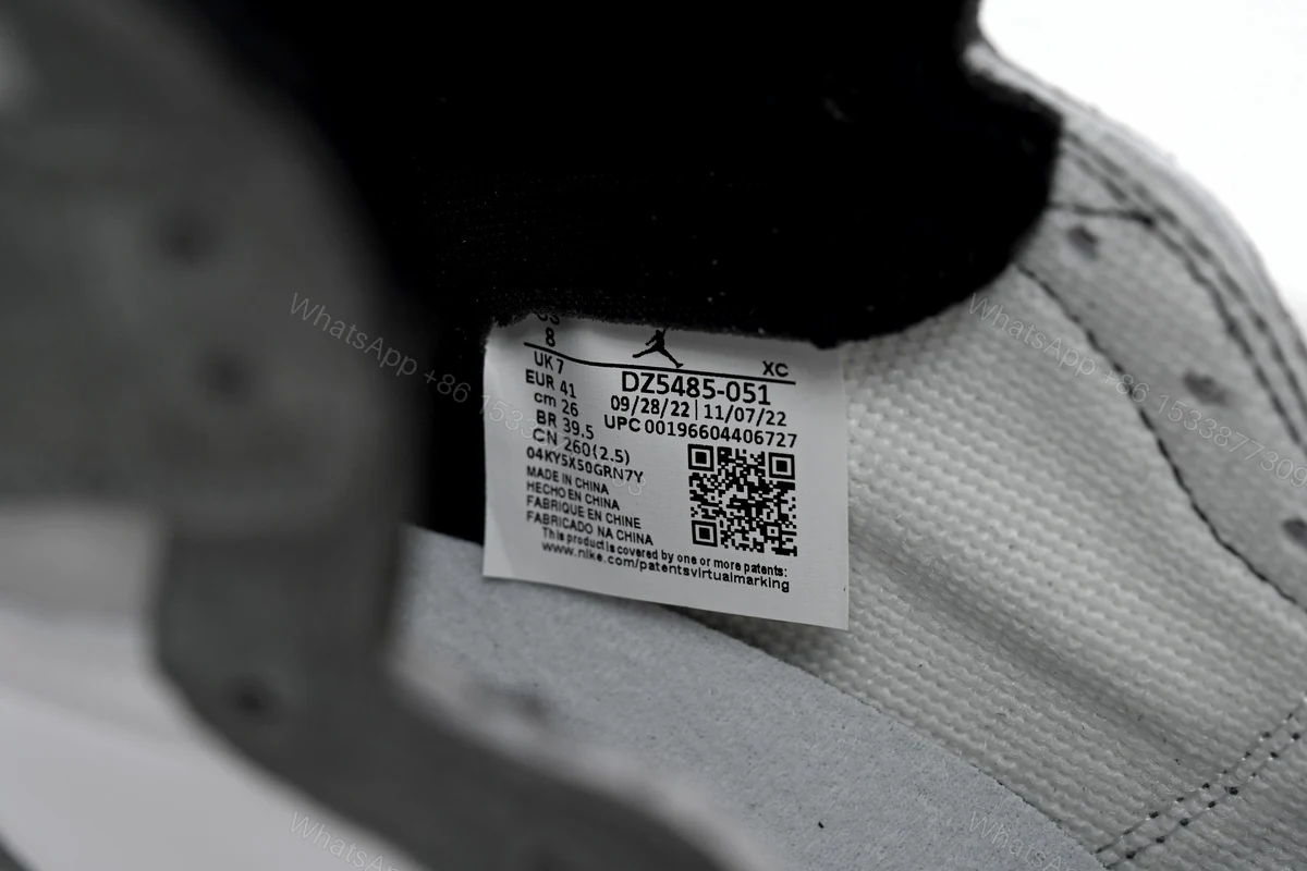 View 5 of Air Jordan 1 High OG Washed Black DZ5485-051