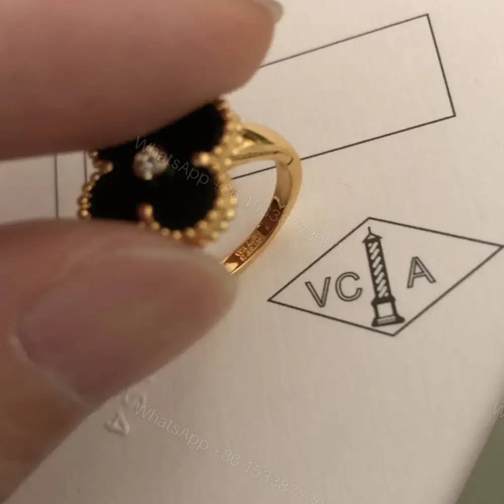 View 7 of 高仿首飾VanCleef&Arpels*RA41100貝母鑽四葉草戒指