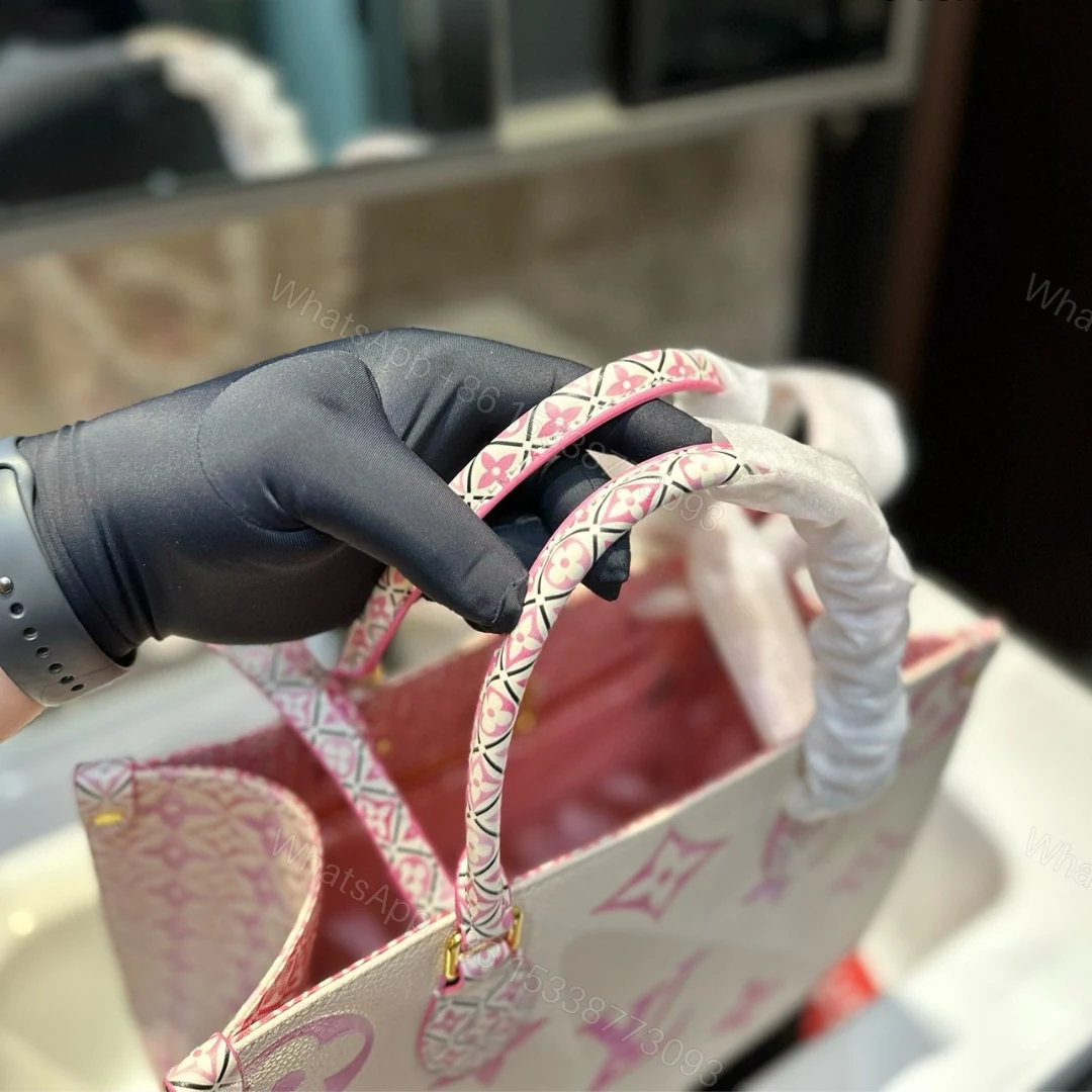 View 5 of LOUIS VUITTON BY THE POOL ON THE GO PM TOTE BAG PINK 34CM M22976